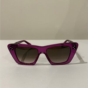 CELINE Purple Cat-Eye Sunglasses, NWOT